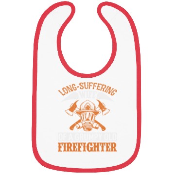 Discover Grumpy Old Firefighter's Wife Bibs