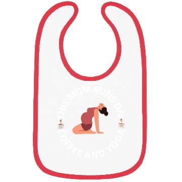 Discover this mom runs on coffee and yoga Bibs