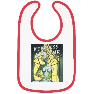 Discover Fearless Warrior Conquering Atychiphobia Bibs