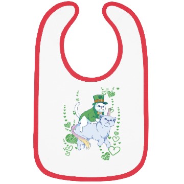 Discover Kleeblatt Ireland cat unicorn green st Patricks Da Bibs