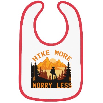Discover Hike More Worry Less Hiking Camping Mountains Wild Bibs