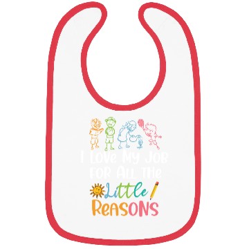 Discover I Love My Job for All the Little Reasons Bibs