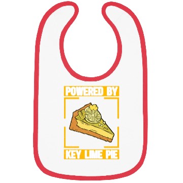 Discover Powered By Key Lime Pie Pies Lover Bibs