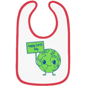 Discover Happy Earth Day Bibs