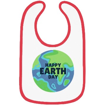 Discover Happy Earth Day Bibs