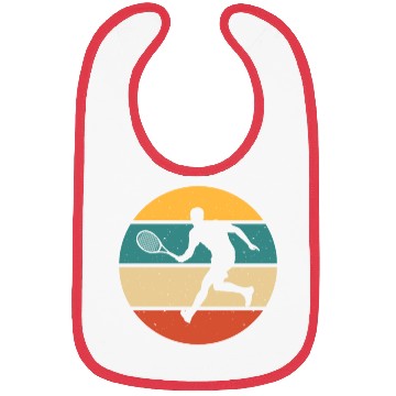 Discover Vintage Tennis Player 6 Bibs