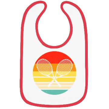 Discover Vintage Tennis Player 4 Bibs