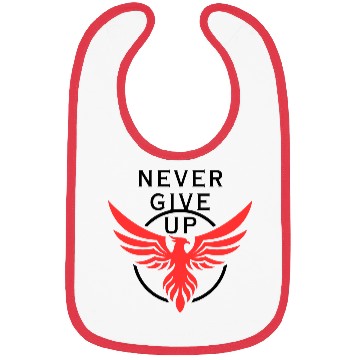 Discover Never give up Bibs