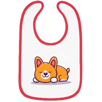 Discover Cute Corgi Sleeping Bibs