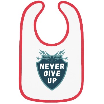 Discover never give up Bibs
