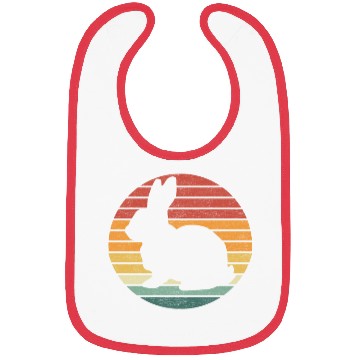 Discover Bunny Lover - Vintage Sunset Bunny Bibs