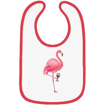 Discover Flamingo Wine Bibs