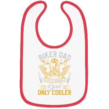 Discover BIKER DAD LIKE A NORMAL DAD ONLY COOLER Bibs
