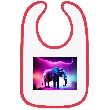 Discover Trance Neon Elephant Graphic Bibs