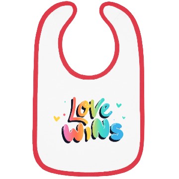 Discover Love Wins pride month Bibs