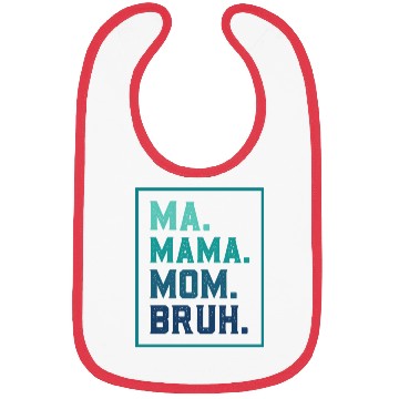 Discover Ma Mama Mom Bruh Mothers/Funny Vintage Mommy/Happy Bibs