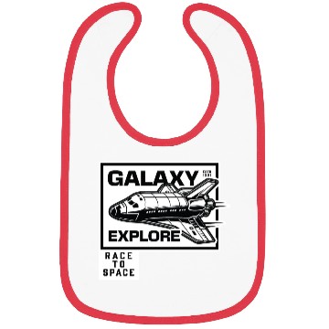 Discover Galaxy Explore Race To Space. Bibs