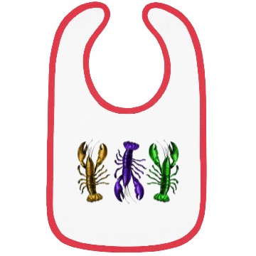 Discover Lobster Mardi Gras Bibs