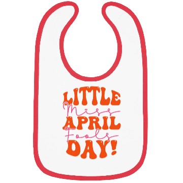 Discover Little Miss April Fools Day Bibs