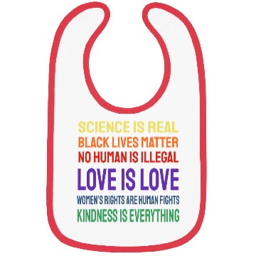 Discover Science Is Real Black Lives Matter Bibs