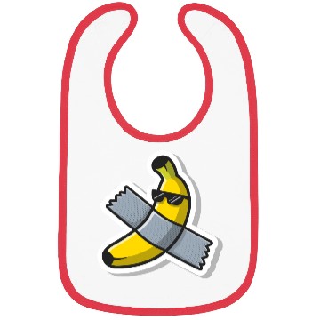 Discover Cute Banana Art Using Glasses Bibs
