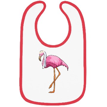 Discover Flamingo As Bride With Veil Bibs