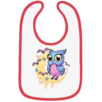 Discover Pastel Goth Owl Bibs