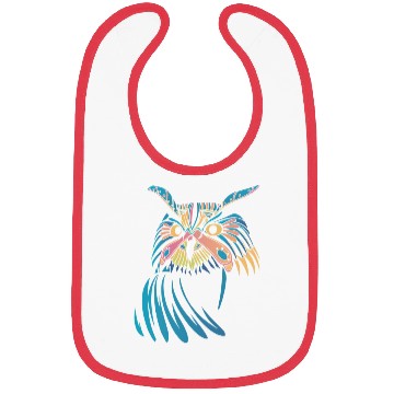 Discover Colorful Owl Bird Nature Bibs