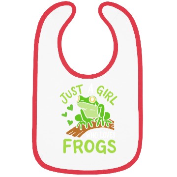 Discover Frog Toad Frog Lover Bibs