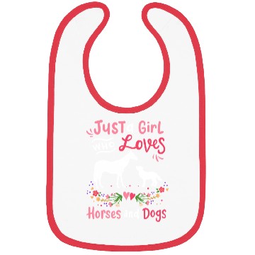 Discover Horse Dog Horse Lover Dog Lover Bibs