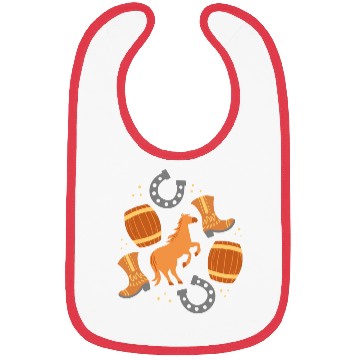 Discover Cowboy Horse Riding Barrel Racing Bibs