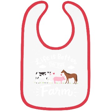 Discover Farm Farmer Farm Animals Bibs