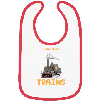 Discover Trains Railroad Train Lover Bibs