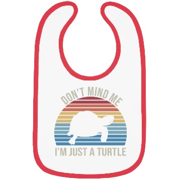 Discover don't mind me I'm just a turtle Bibs
