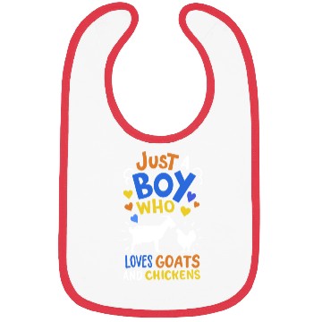 Discover Goats Chickens Farmer Goat Lover Chicken Lover Bibs