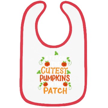 Discover Teacher Halloween Pumpkin Halloween Costume Bibs