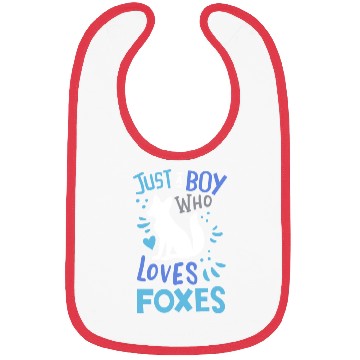 Discover Foxes Fox Lover Bibs