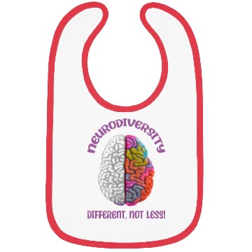Discover "Different, Not Less" Neurodiversity Bibs