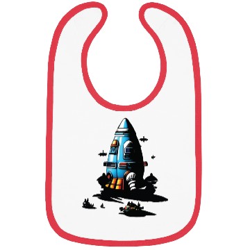 Discover Space Invation Bibs