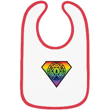 Discover Spider Rainbow Bibs