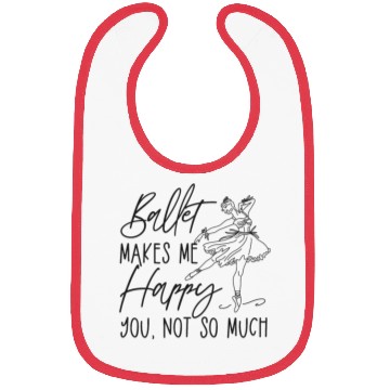 Discover Ballet Dancer Dance Girl Ballerina Bibs