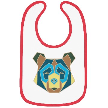 Discover geometric bear Bibs