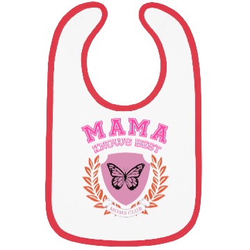 Discover Mama Knows Best Moms Club Bibs