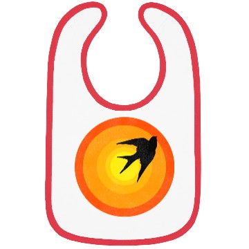 Discover Caged Bird Sunrise gift Bibs