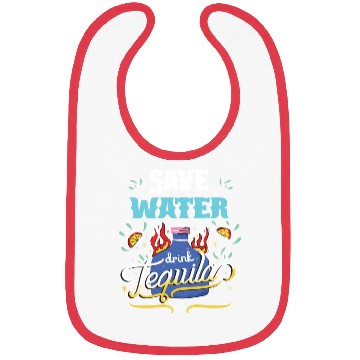Discover Cinco De Mayo Celebration Save Water Drink Tequila Bibs