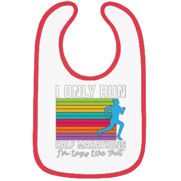 Discover Half Marathon I Only Run Half Marathons Athletic Bibs
