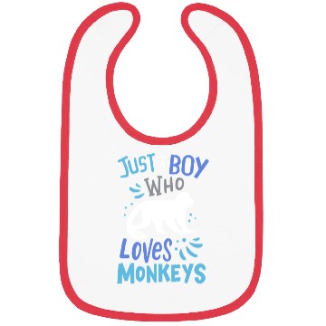 Discover Monkeys Primate Ape Monkey Lover Bibs
