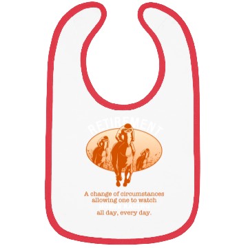 Discover Retirement Plan Horse Racing Bibs