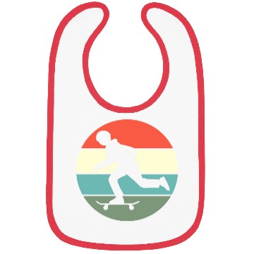 Discover Longboard Skateboard Retro Design Longboarding Bibs