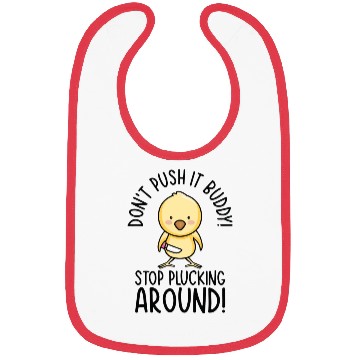 Discover Mean Pet Cute Chicken Plucking Bird Chicken Lover Bibs